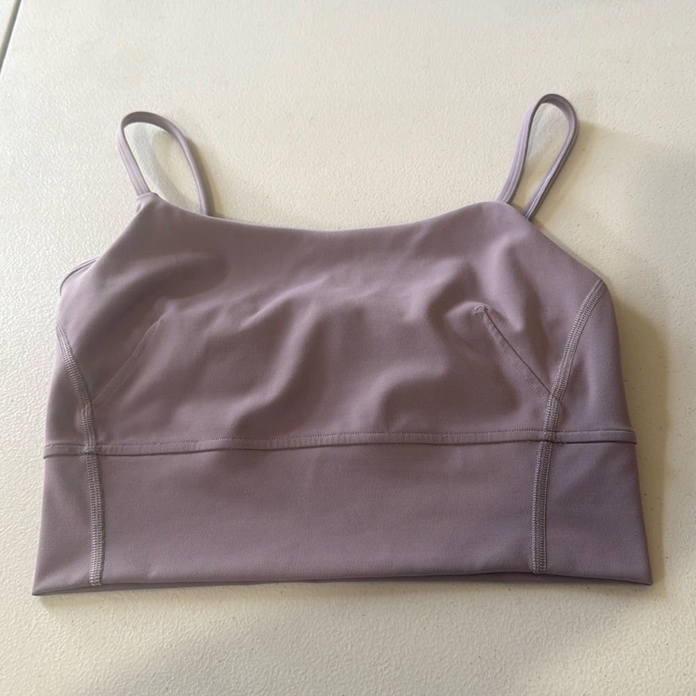 Lululemon Wunder Train Strappy Tank in Violet Verbena – Size 6